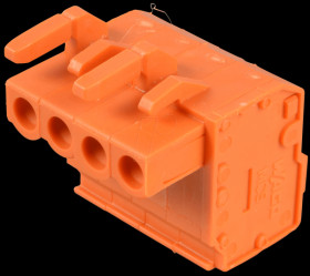 232-304/026-000 CAGE-CLAMP pin header, RM 5.08, angled, 4-pin