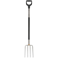 Fiskars 1070679 Ergonomic Garden Fork Grey