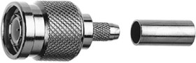 TNC plug 50 Ω, RG-58C/U, crimp/crimp, straight, 100023745