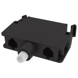 Pizzato Elettrica E2LF1A2V1 LED White Momentary Switch 30V AC/DC 1pc