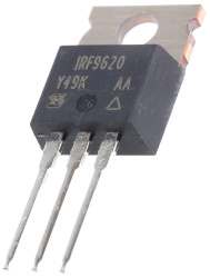 MOSFET P-kanałowy 3.5 A TO-220AB 200 V Pojedynczy 40 W 1,5 oma