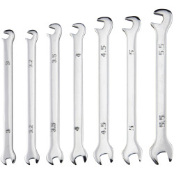Donau 900 Double-Ended Spanner Set 7-Piece Sizes 3-5.5mm