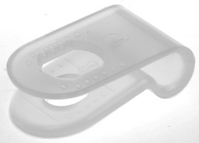 Spinka do kabli 5mm 18.6 x 9.6 x 1.2mm materiał: Nylon 66 Naturalny zacisk kablowy