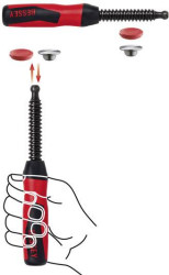 2-dwukomponentowy uchwyt z tworzywa sztucznego wraz z wymienną płytką dociskającą (TG, wysięg 140-175 mm / TGK / ≥GZ30 /