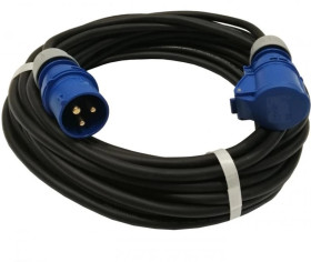 Przedłużacz kempingowy elCORD CEE 16A-3 230V IP44 15m H07RN-F 3G2,5 (gumowy OPD) z wt. i gn. CEE 16A-3P 30J26150