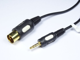 Kabel JACK 3.5 wtyk - DIN (5pin) wtyk DIK11 Vitalco 1.5m