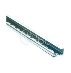 Szyna montażowa DIN profil "G", perforowana, stalowa, 32x15x2000 mm, TS32/F6-2m