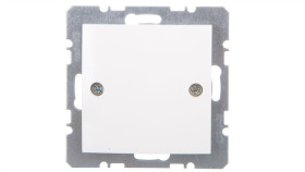 S.1/B.3/B.7 Glas Zaślepka Z Elementem Centralnym, Przykręcanym Śnieżnobiały,...