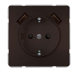 Gniazdo USB Schuko, USB Montaż na śrubie Siemens 16A