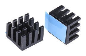 Radiator 14 x 14 x 10mm 26.5K/W Uniwersalny prostokątny Alu