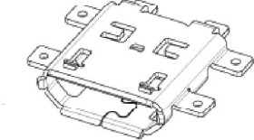 Złącze USB gniazdo 47491-0001 Molex Zawartość: 1 szt.