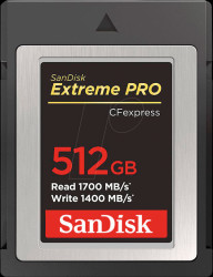 SDCFE-512G-GN4NN CF Express Memory Card 512 GB, Extreme Pro, Type-B