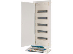 Rozdzielnica podtynkowa 60 modułowa 5x12M drzwi metal superpłaska IP30 KLV-60UPS-SF 302415 EATON