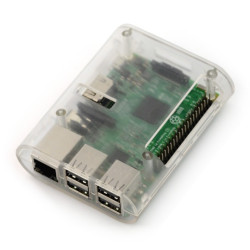 Obudowa Raspberry Pi Model 3B+/3B/2B - przezroczysta - produkt wycofany