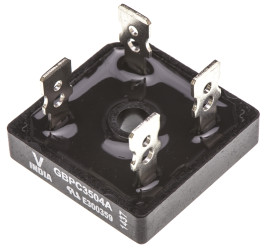 Mostek prostowniczy Jednofazowy 35A 400V Połączenie silikonowe GBPC-A