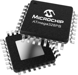 Mikrokontroler Microchip ATmega QFP 32-pinowy Montaż powierzchniowy ATmega328 32 Kb 8bit 20MHz EEPROM