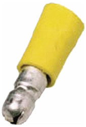 Intercable 180940 Złącze okrągłe 4 mm² 6 mm² Średnica pina: 5 mm żółty 1 szt.