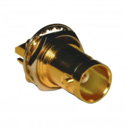 Złącze koncentryczne Montaż na płytce drukowanej Żeński 75Ω typ złącza Złącze BNC 4GHz Lutowane