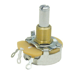 Potencjometr 500Ω typ liniowy CTS średnica wału 6,35 mm 5W długość wału 25.4mm średnica 23.8mm Montaż panelowy