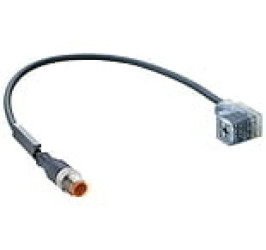 Kabel konfekcjowany obustronnie zakończony złącza DIN typ C M12 3-pin męskie proste RST 5-3-VCD 1A-1-3-226/1 M