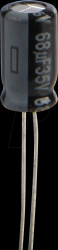 EEUFR1V680 Electrolytic capacitor, radial, 68 µF, 35 V, 105°C, low ESR