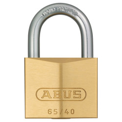 ABUS 03899 65/40mm Brass Padlock Keyed Alike 404