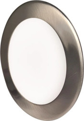 Oprawa downlight LED 18W 1350lm 2800K/ciepła IP44/20 okrągły do wbudowania matowy chrom LED90 VEGA-R Matt chrome 18W WW GXDW083