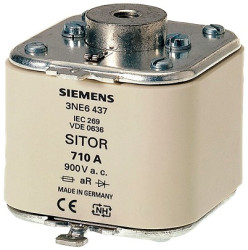 Bezpiecznik z wyprowadzeniami 900A 900V 99mm Siemens