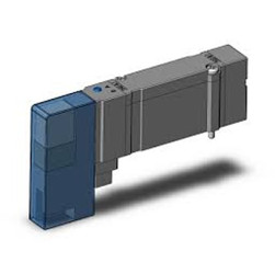 Pneumatyczne zawory elektromagnetyczne SMC 5/2 & 5/3 24V dc