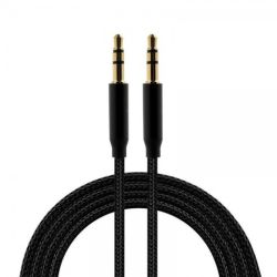 PRZEWOD JACK JACK 3,5ST. 1M NYLON