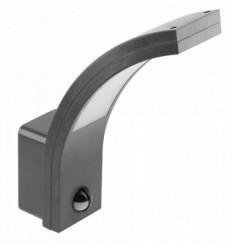 Opr. PARIS LED 10W z czuj.ruchu IP54 szary NW GTV