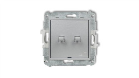 Icon Mechanizm Łącznika Podwójnego Schodowego W Stylu Amerykańskim Srebrny...