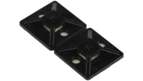 Mocowanie Opaski Kablowej Samoprzylepne, 19.5Mm X 19,5 Mm, Kolor: Czarny,...