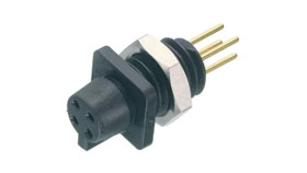 09 9766 20 04 Złącze: Okrągłe 709,719 60V Pin: 4 Gniazdo Żeńskie Tht 3A Ip40