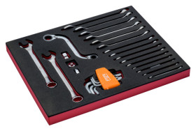 Pojemnik na narzędzia, W 362mm, L 445mm, H 40mm