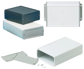 Obudowa Aluminium szerokość zew. 105,9 mm długość zew. 175 mm wys. zew. 45,8 mm Teko Czarny