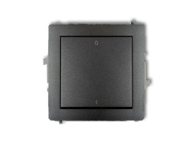 DECO Wyłącznik 2-biegunowy grafitowy 11DWP-9 KARLIK