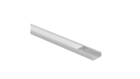 Profil N02 Natynkowy Anodowany +Klosz Mleczny 2M