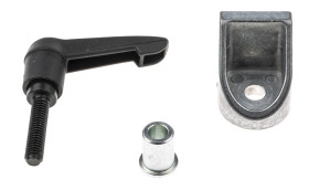 Część łącząca Zacisk wygięty Rozmiar rowka 6mm RS PRO Uchwyt złącza i łączenie Rozmiar gwintu M6