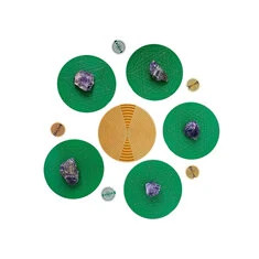 MWO Częściowy Dysk Oscylacji Multi-wave Oscillator Antena Czysta Miedź Złocona Biżuteria Zdrowotna Komórkowa Resonans Energetycz