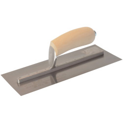 Marshalltown MXS1SS Plasterer&#x27;s Finishing Trowel S/Steel Wooden Hndle 11x4.1/2in