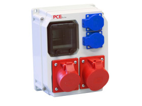 Rozdzielnica budowlana RB 4M gniazda 1x32A/5 1x16A/5 2x250V IP54 ECOLINE 90EKO004 PCE