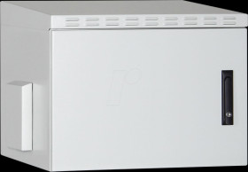 DN-19 16U-I-OD 19" wall-mounted housing, 16U, 450 mm depth, gray, outdoor