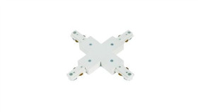 Konektor Czwórnik Luxsystem-1F White Biały Creelamp Krzyżak
