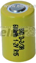 Akumulator D-2/3A600 600mAh 1,2V Ni-Cd