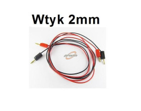KABELE DO MIERNIKA PPS1 2mm banan banan czerwony 1 sztuka