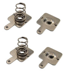 2szt. STYK BATERII BLASZKA SPRĘŻYNKA 10,5X12MM R6 AA KOMPLET