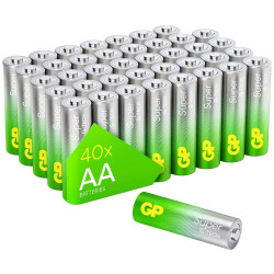 GP SUP15A984S40 Super AA Batteries 1.5V 40 pieces Ideal for Everyday Use