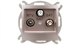 Impresja Gniazdo Antenowe Rtv-Sat-Sat Tytan Gpa-Y2s/M/23