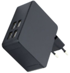 Adapter AC/DC Uwy 5V dc Iwy 7.2A USB typ A 36W, typ wtyczki: 2-pinowa EU